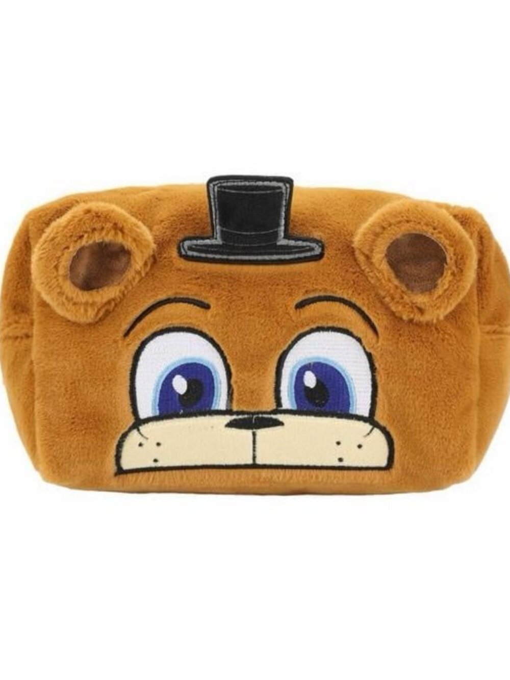 Five Nights at Freddy's - Freddy Fazbear Faux Fur 4.5-in Cosmetic Bag